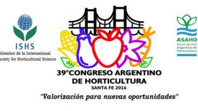Santa Fe será sede del 39° Congreso Argentino de Horticultura del 16 al 29 de septiembre