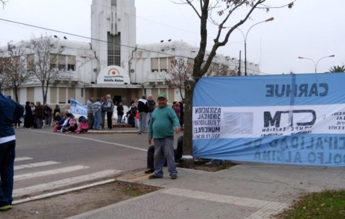 Adolfo Alsina: los municipales advierten con medidas de fuerza