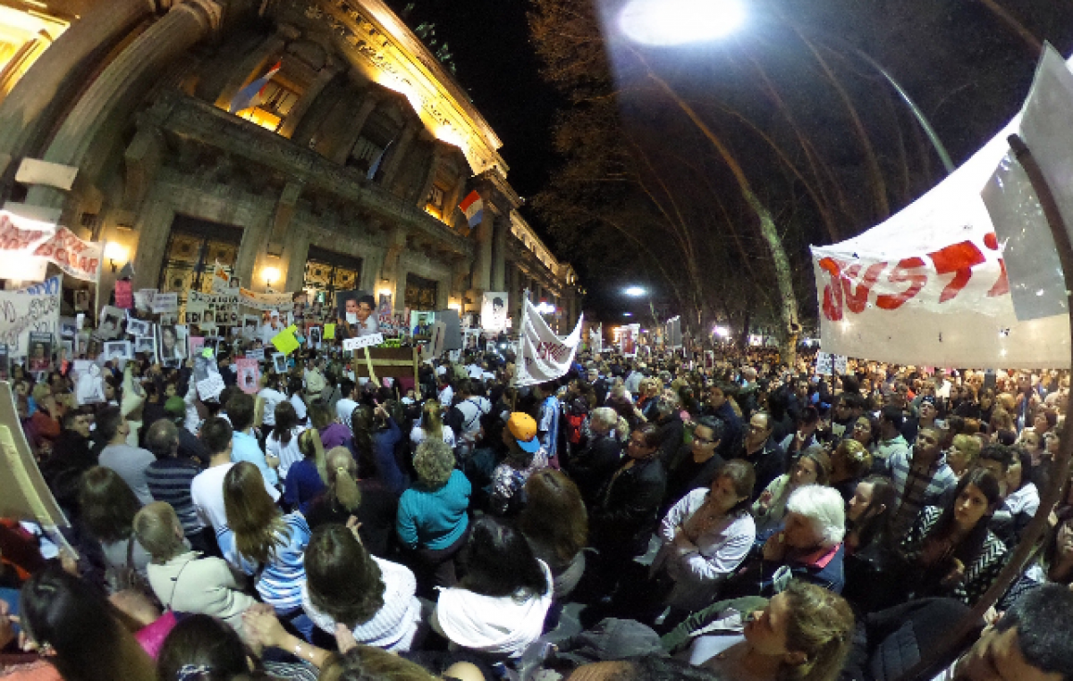 Otra vez una multitud marchó en Rosario por seguridad y justicia