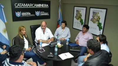 Intendentes catamarqueños, reunidos con el secretario de Minería