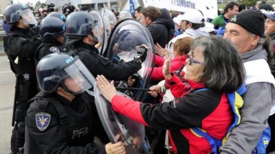 Seis meses de garrote de los uniformados
