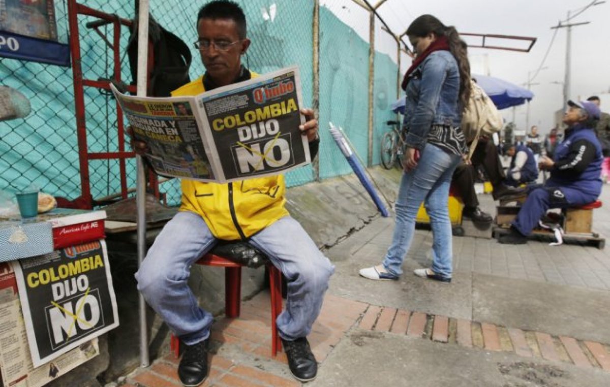 Las Farc desconocieron el «valor jurídico» del resultado del plebiscito