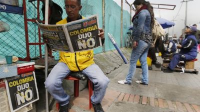 Las Farc desconocieron el «valor jurídico» del resultado del plebiscito