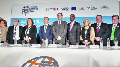 La intendenta de Rosario expuso en Ecuador sobre los desafíos de los gobiernos locales