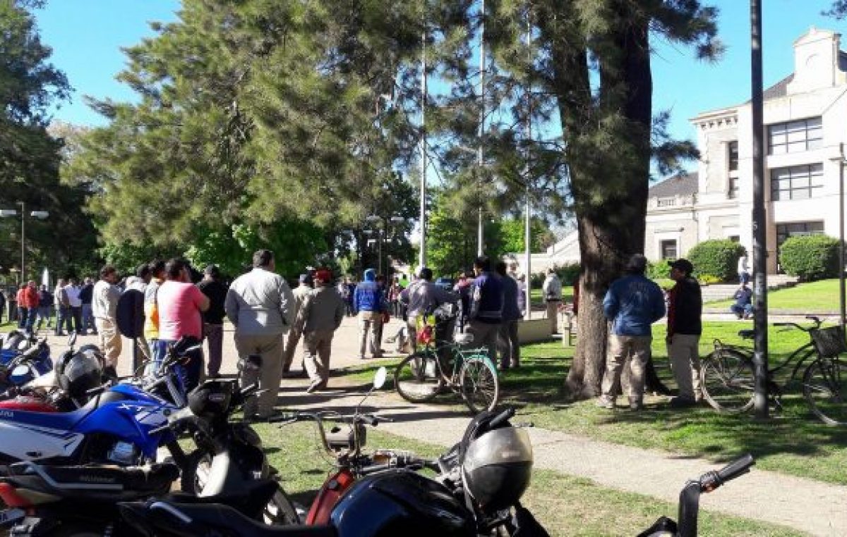 Los Municipales de Gálvez en una histórica jornada de lucha