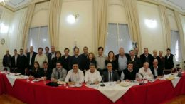 Gargaglione presidió el Foro de Intendentes Radicales en el que el presupuesto provincial fue el tema central
