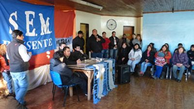 28 de noviembre: El SEM siguió manifestándose en la ruta nacional Nº 40