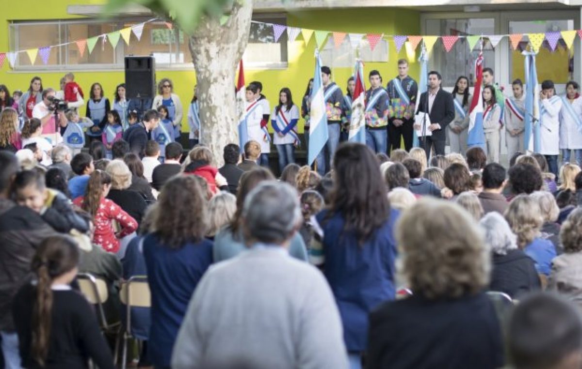 Bigand: inauguraron las obras del jardín maternal comunal
