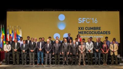 Santa Fe asume la presidencia de Mercociudades