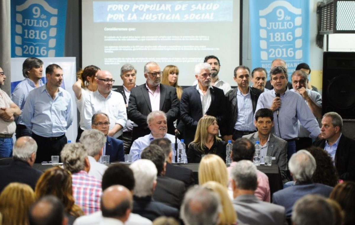 Se lanzó en Hurlingham el Foro Popular de Salud por la Inclusión Social