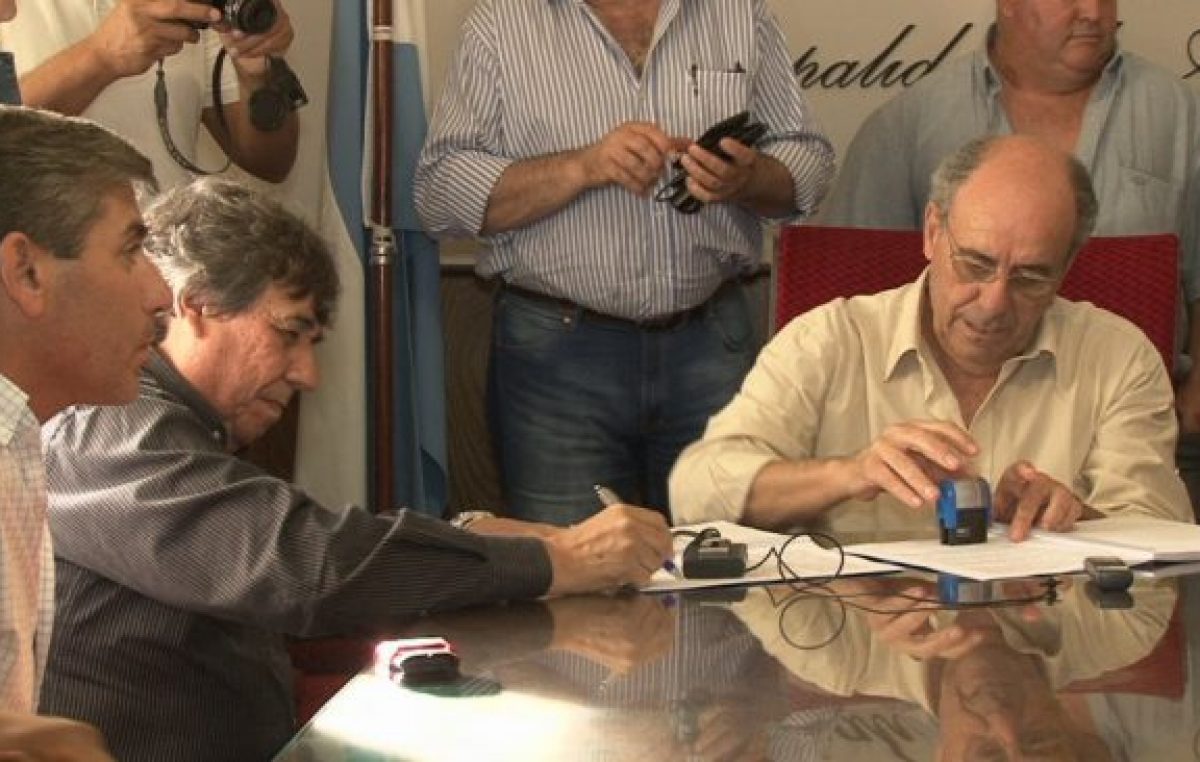 Adolfo Alsina: se firmó el nuevo convenio colectivo de trabajo comunal