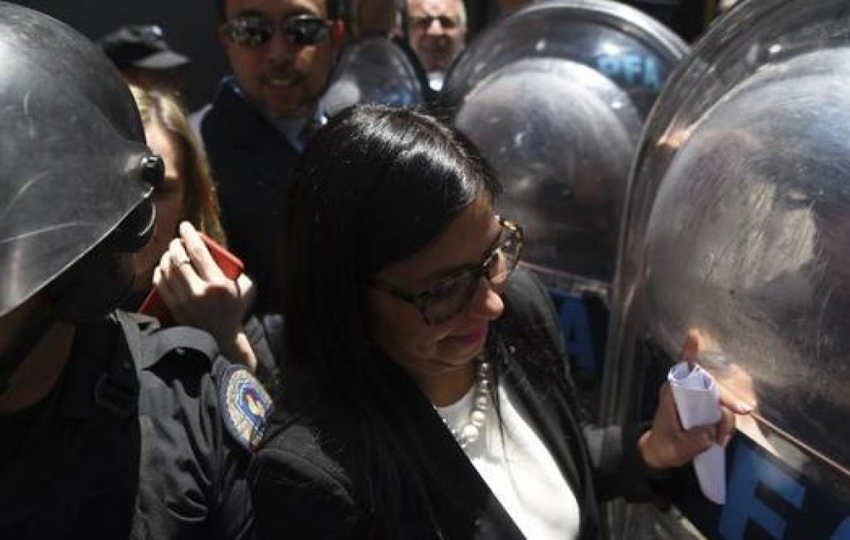 Malcorra le negó la participación a la canciller de Venezuela