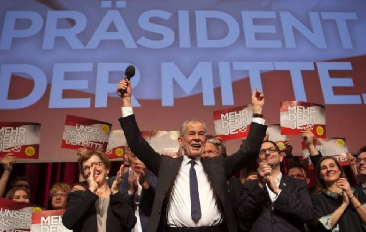 Candidato verde le ganó a la extrema derecha en Austria