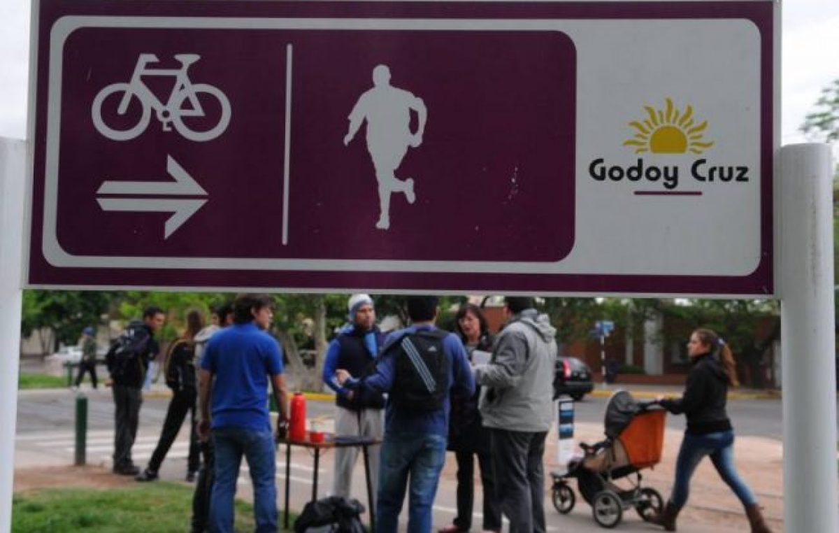 Godoy Cruz construye bicisenda en el Fuchs