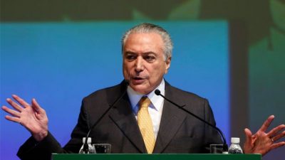 Temer propone flexibilizar el trabajo