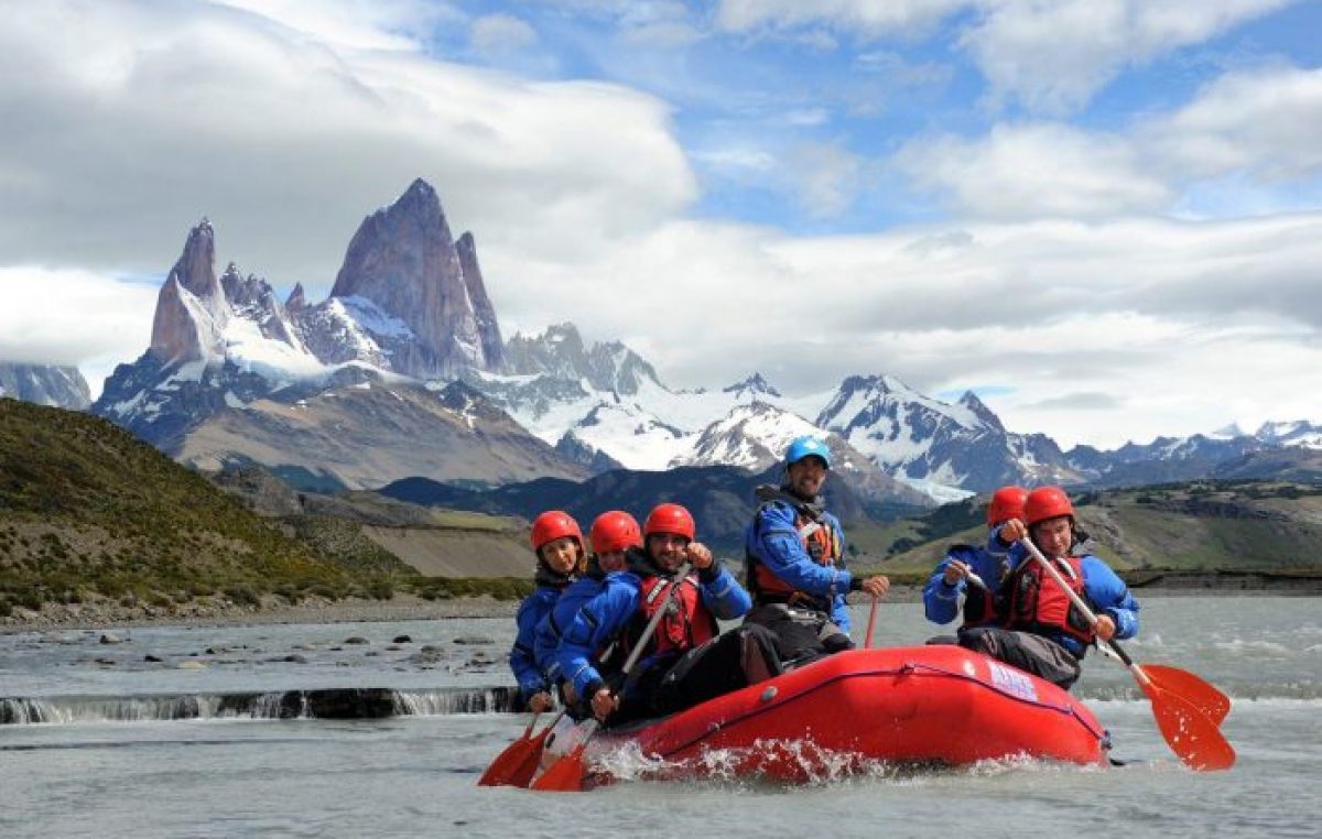 Una vuelta de rafting en El Chaltén