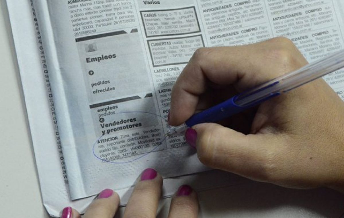 Durante el 2016 se perdieron casi 5 mil empleos privados en Mendoza
