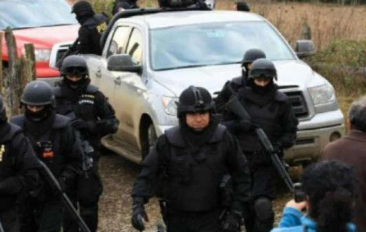 La Infantería volvió a la carga contra los mapuches