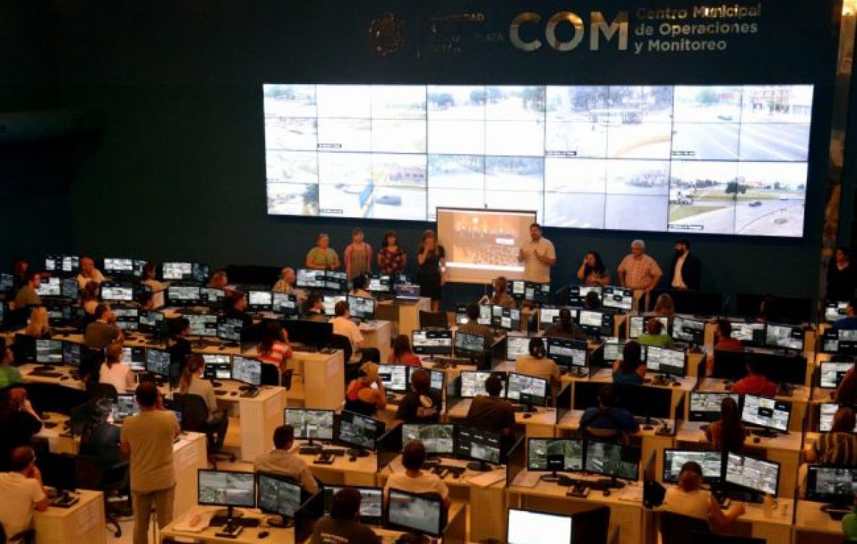 Incorporan a otras 75 personas con discapacidad al Centro de Monitoreo de Mar del Plata