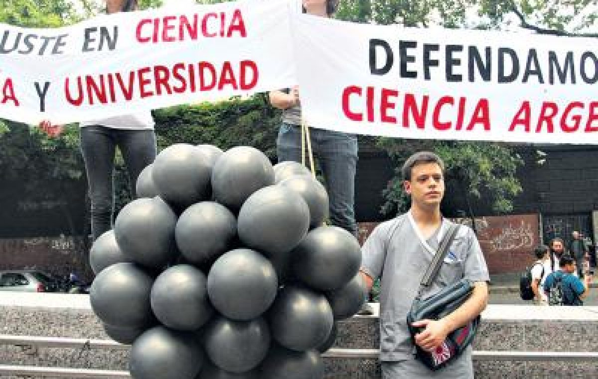 Los científicos paran contra el ajuste