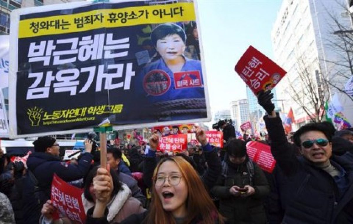 Destituyen a la Presidenta de Corea del Sur