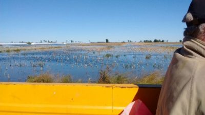 Una localidad de Villegas ya perdió cinco mil millones de pesos a causa de inundaciones