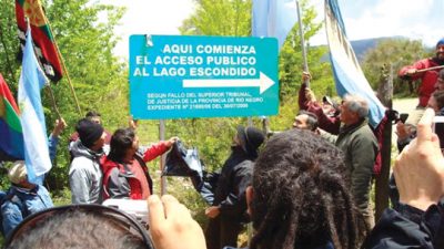 El Bolsón: Una expedición comprobó que el magnate Joseph Lewis se apropió de Lago Escondido