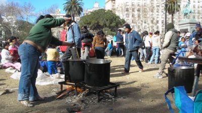 Piquetes, asambleas y ollas populares