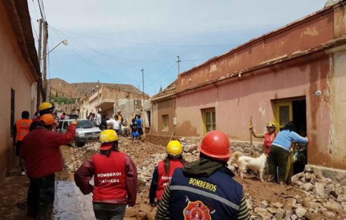 Intensifican tareas para la pronta recuperación de Tilcara