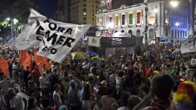 Temer fue echado de su propio carnaval