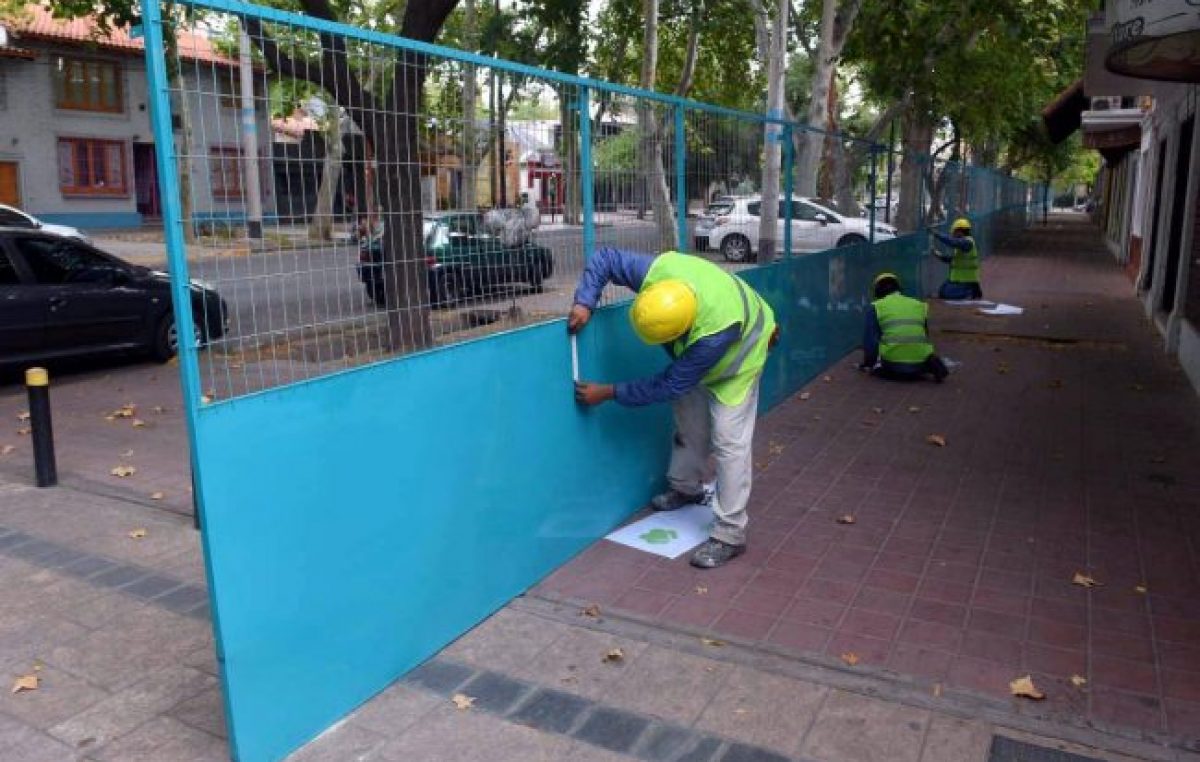 Mendoza: La calle Arístides y la plaza San Martín, ya están en obra
