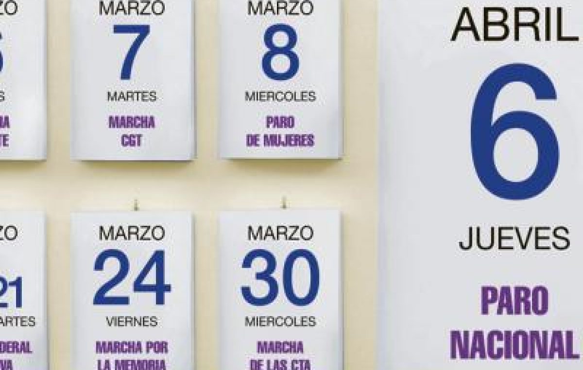 Presionada, la CGT le puso fecha al paro: será el próximo 6 de abril