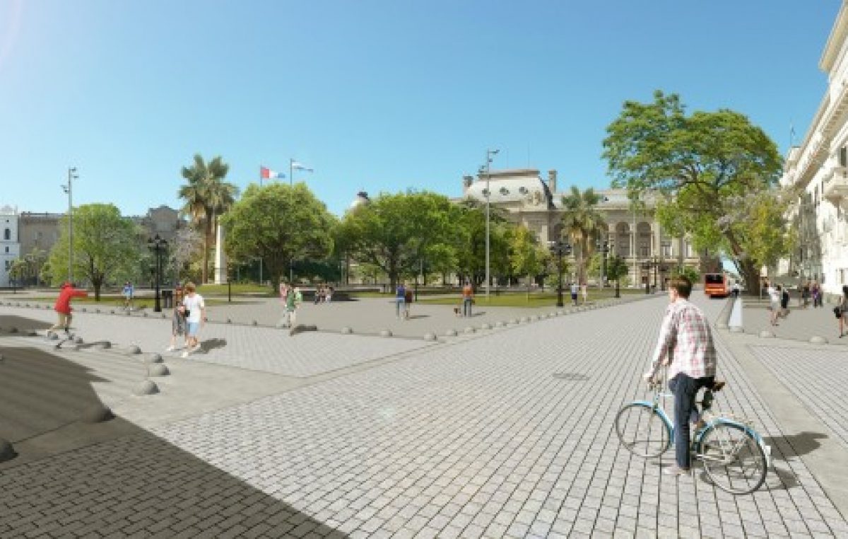 Presentan la remodelación de Plaza 25 de Mayo de Santa Fe