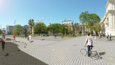 Presentan la remodelación de Plaza 25 de Mayo de Santa Fe