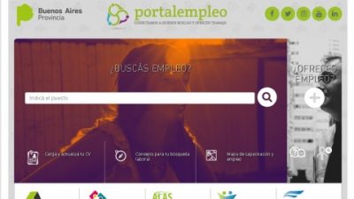 Ponen en marcha portal para combatir la desocupación en toda la provincia de Buenos Aires