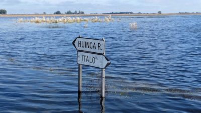 El agua no baja y genera tensiones en el sur cordobés