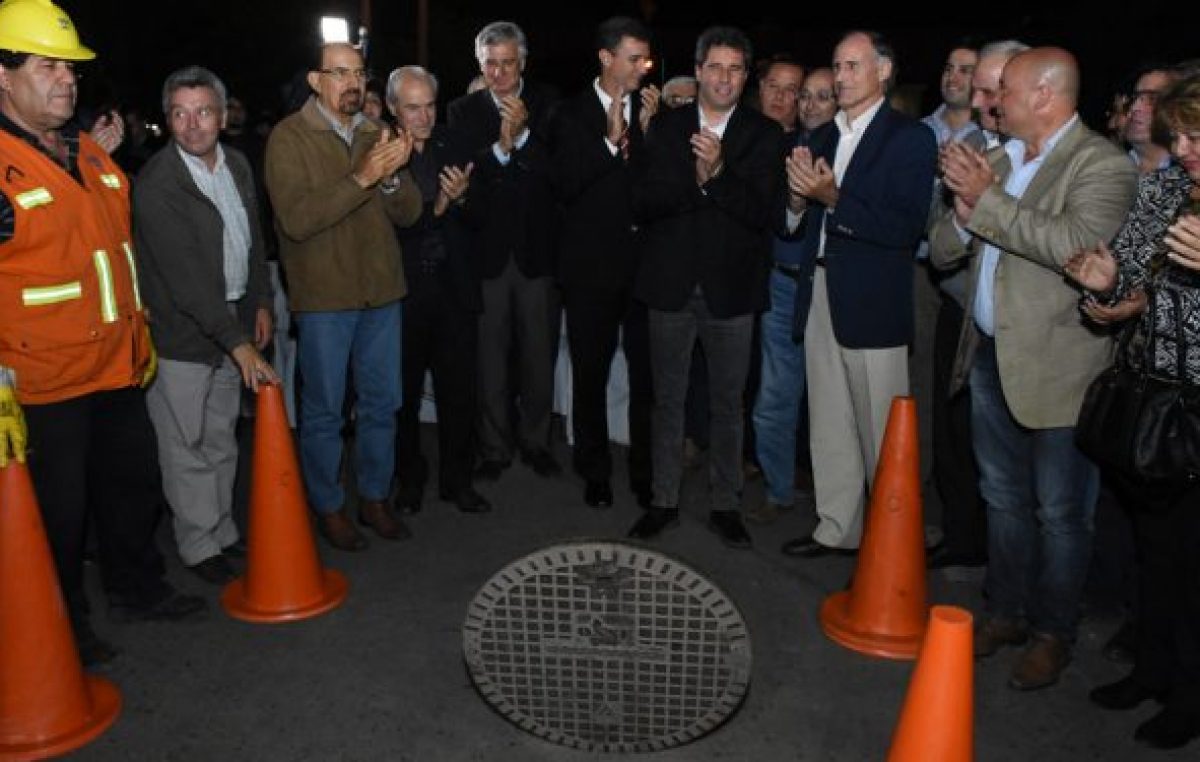 Quedó concluida la obra del subsistema cloacal de Rawson que beneficia a 62 mil vecinos