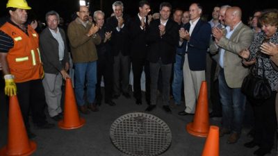 Quedó concluida la obra del subsistema cloacal de Rawson que beneficia a 62 mil vecinos