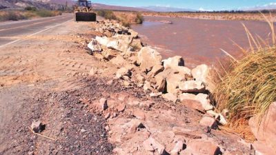 Confirman defensas y arreglos en el sistema de riego para Jáchal e Iglesia