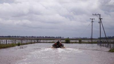 En el sur cordobés, el agua sepulta miles de hectáreas y siguen cerrando tambos