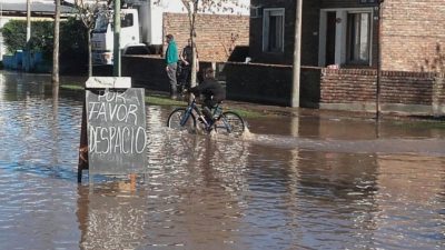Melincué ruega por buen tiempo para paliar su situación hídrica