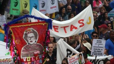 Artistas populares de Brasil confirman que continuirán las movilizaciones pidiendo elecciones
