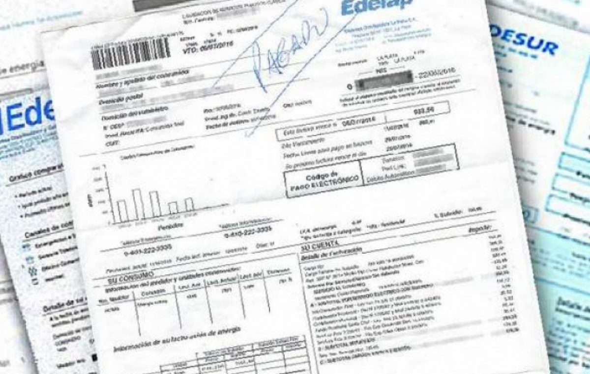 Tarifazo: En La Plata el aumento del servicio eléctrico superará el 120 por ciento