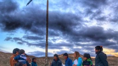 Los vecinos de Río Chico se resisten al cierre de la escuela rural