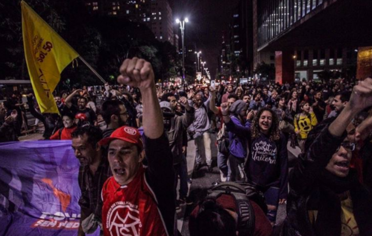 La gente salió a la calle en Brasil para pedir la renuncia del presidente Temer