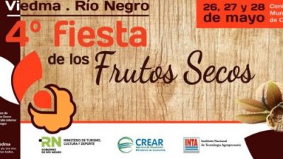 Fiesta de los Frutos Secos del 26 al 28 de mayo en Viedma