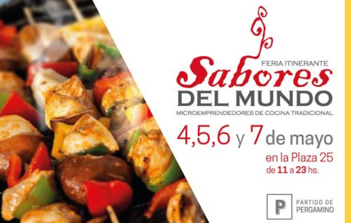 La feria Sabores del Mundo llega a Pergamino, del 4 al 7 de mayo