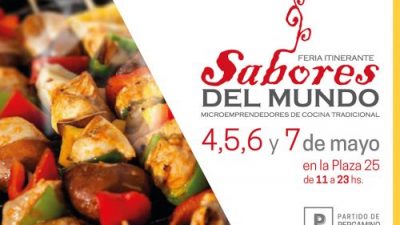 La feria Sabores del Mundo llega a Pergamino, del 4 al 7 de mayo