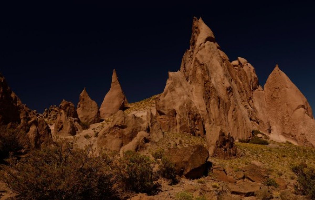 Recorrida por Los Bolillos, el santuario de los tótems patagónicos