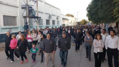 Sunchales marchó en apoyo a SanCor